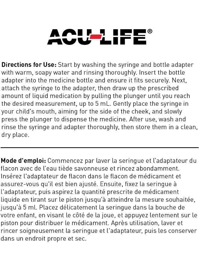 EZY DOSE Kids Baby Oral Syringe & Dispenser Calibrated for Liquid Medicine - Image 4