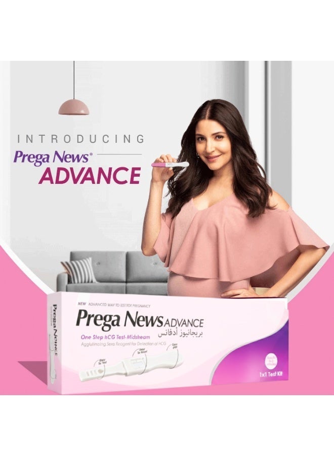 Mankind Prega News Advanced Test Kit | One Step Urine Hcg Pregnancy Test Kit Device | 99% Accurate Results In 3 Mins Bundle - Image 1