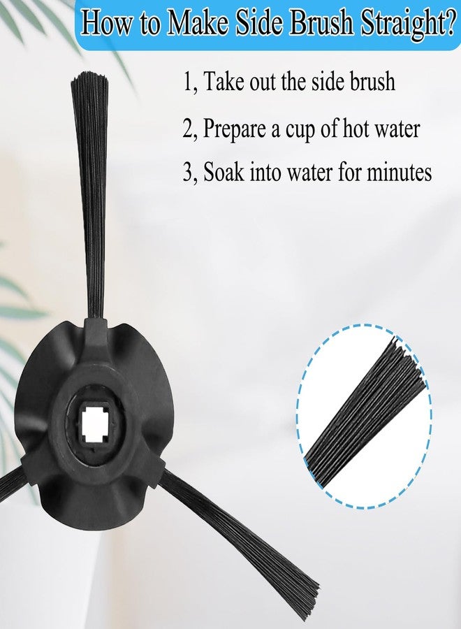 ZXHUANGOH فرشاة جانبية من ZXHUANGOH لقطع غيار مكانس روبوتية من Shark طرازات RV2310، RV2310AE، AV2310، AV2310AE، RV2300، RV2300S، RV2320S، UR2350AE Matrix - عبوة من 6 قطع - Image 4