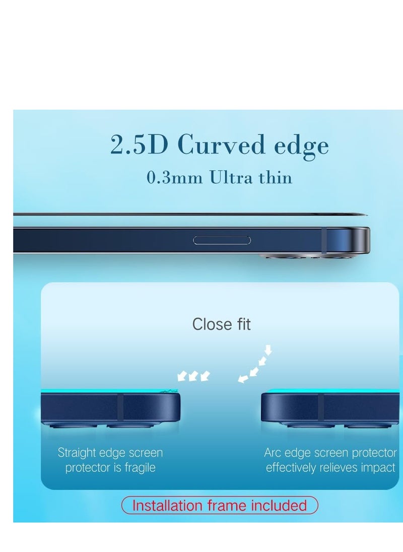 9H Pack of 1 Piece Privacy Screen Protector for iPhone 15 Pro 6.1, Special Tempered Glass Film Anti-Spy, Anti-Scratch, Touch Sensitive, Bubble Free, Easy to Install  - Image 4