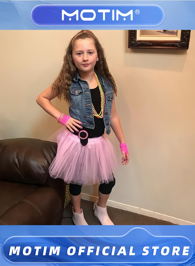 موتيم تنورة توتو للبنات الصغيرات، فستان باليه رقيق للأطفال الصغار - Image 4