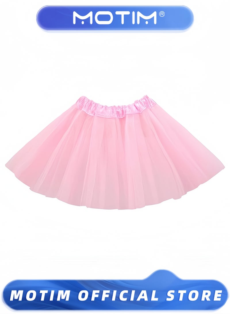 موتيم تنورة توتو للبنات الصغيرات، فستان باليه رقيق للأطفال الصغار - Image 1