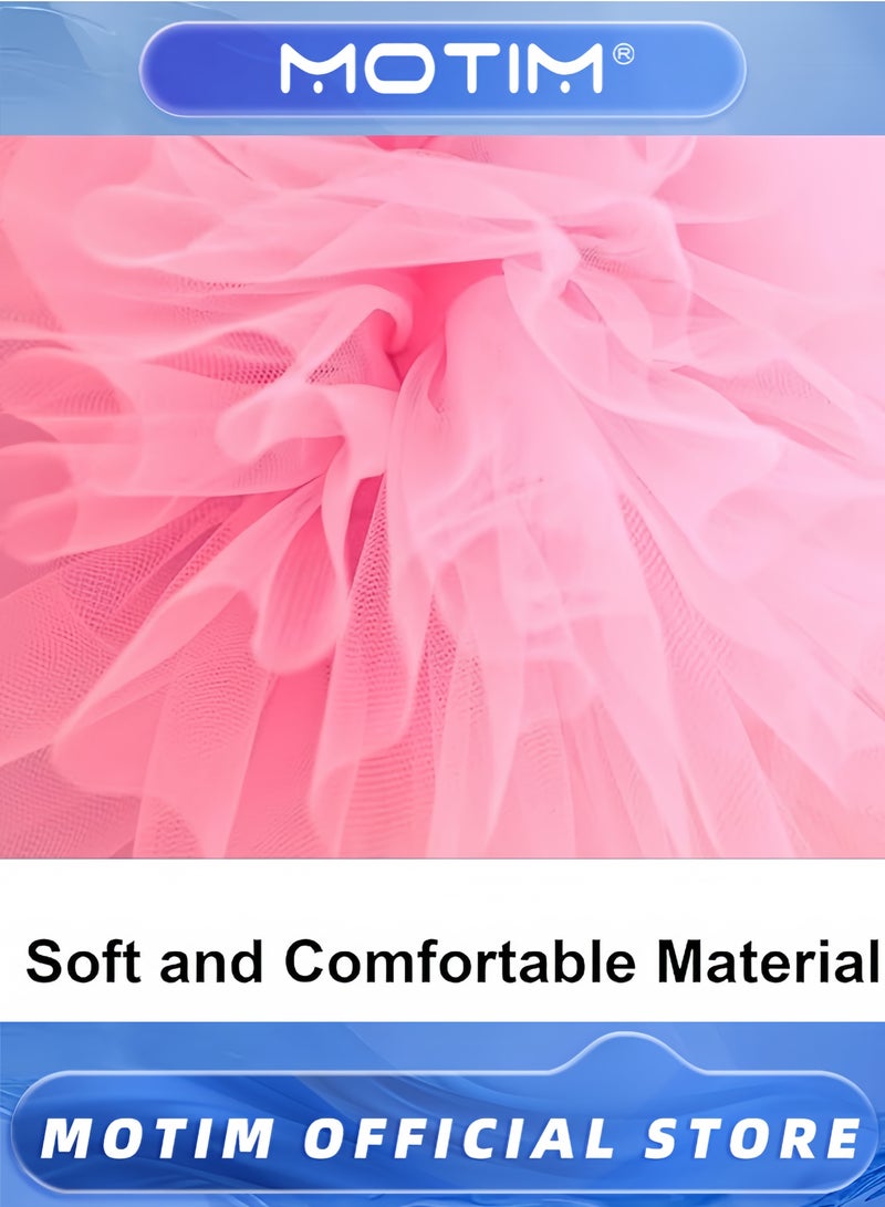 موتيم تنورة توتو للبنات الصغيرات، فستان باليه رقيق للأطفال الصغار - Image 5