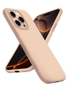 YoYoTech Desert Titanium Compatible Liquid Silicon iPhone 16 Pro Max Case 6.9 Inch Slim-Soft, Stylish Shockproof Protective with Microfiber Lining iPhone 16 Pro Max Silicon Case.  - Image 1