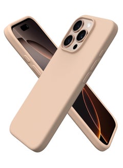 YoYoTech Desert Titanium Compatible Liquid Silicon iPhone 16 Pro Max Case 6.9 Inch Slim-Soft, Stylish Shockproof Protective with Microfiber Lining iPhone 16 Pro Max Silicon Case.  - Image 5