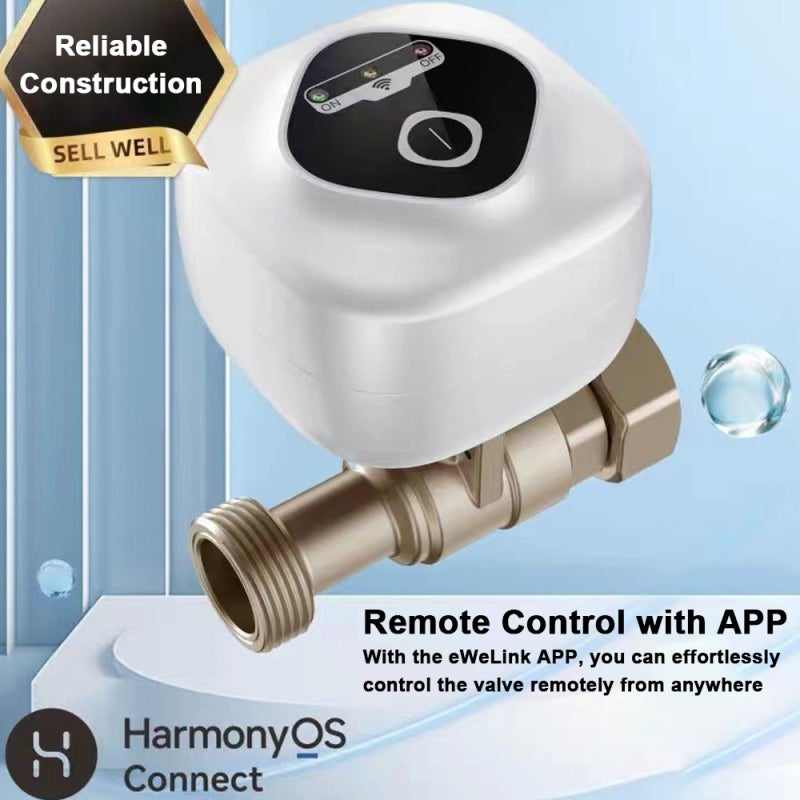 WiFi Intelligent Ball Valve Automatic Water Shut-off Valve Support APP Control/3 Timing Modes/Water and Gas Leakage Alarm Compatible with Google Assistant for Home Intelligence - Image 3