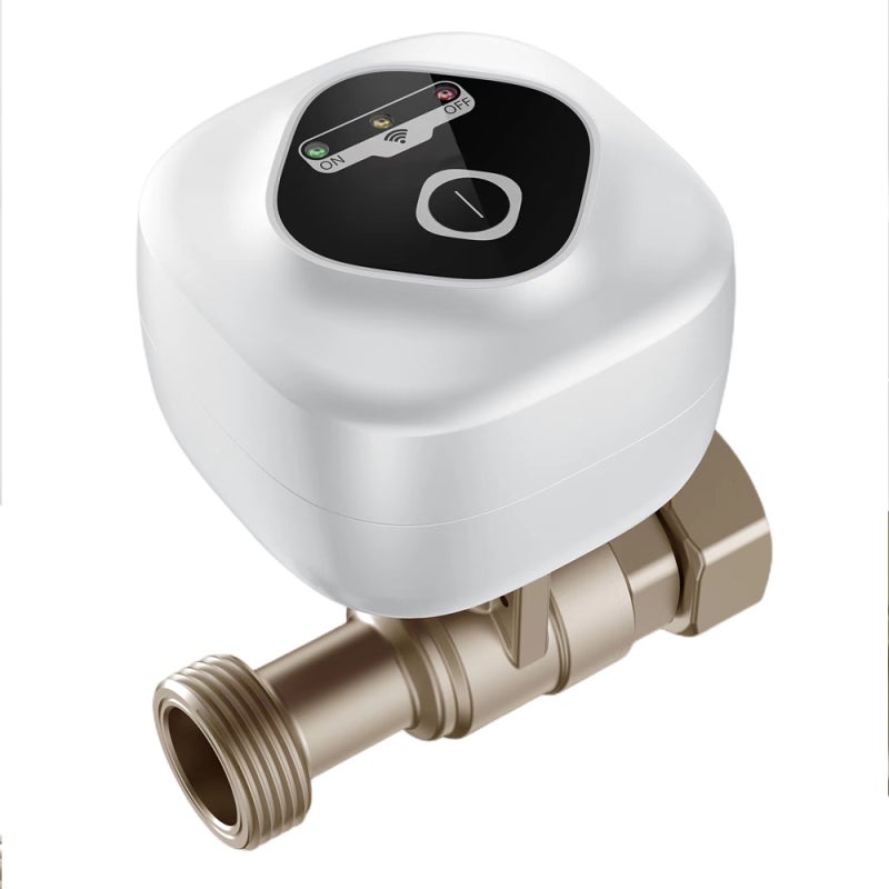 WiFi Intelligent Ball Valve Automatic Water Shut-off Valve Support APP Control/3 Timing Modes/Water and Gas Leakage Alarm Compatible with Google Assistant for Home Intelligence - Image 1