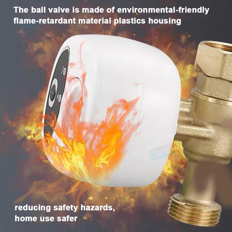 WiFi Intelligent Ball Valve Automatic Water Shut-off Valve Support APP Control/3 Timing Modes/Water and Gas Leakage Alarm Compatible with Google Assistant for Home Intelligence - Image 5