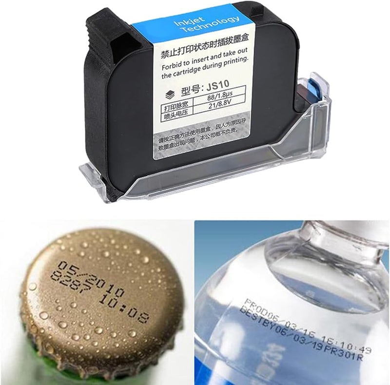 Blue Handheld Inkjet Printer Cartridge Fast Dry 600DPI 12.7mm Batch Coder - Image 3