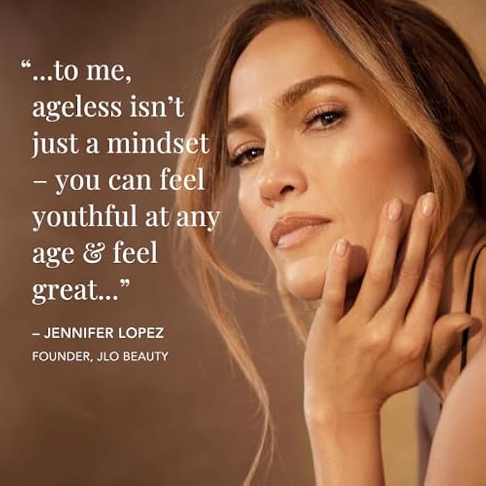 JLO Beauty كريم مرطب للوجه من JLO BEAUTY، مرطب للوجه للنساء، يحتوي على حمض الهيالورونيك والبيبتيدات، تركيبة نهارية وليلية لتنعيم الخطوط الدقيقة، 1.7 أونصة - Image 5
