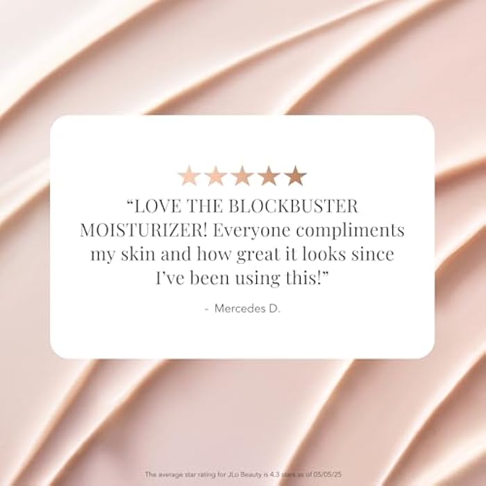 JLO Beauty كريم مرطب للوجه من JLO BEAUTY، مرطب للوجه للنساء، يحتوي على حمض الهيالورونيك والبيبتيدات، تركيبة نهارية وليلية لتنعيم الخطوط الدقيقة، 1.7 أونصة - Image 3