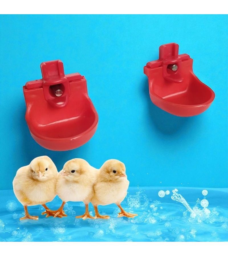 6 Pack DIY Poultry Waterer Kit With Nipples Dribble Dish And Installation Tool - Image 2