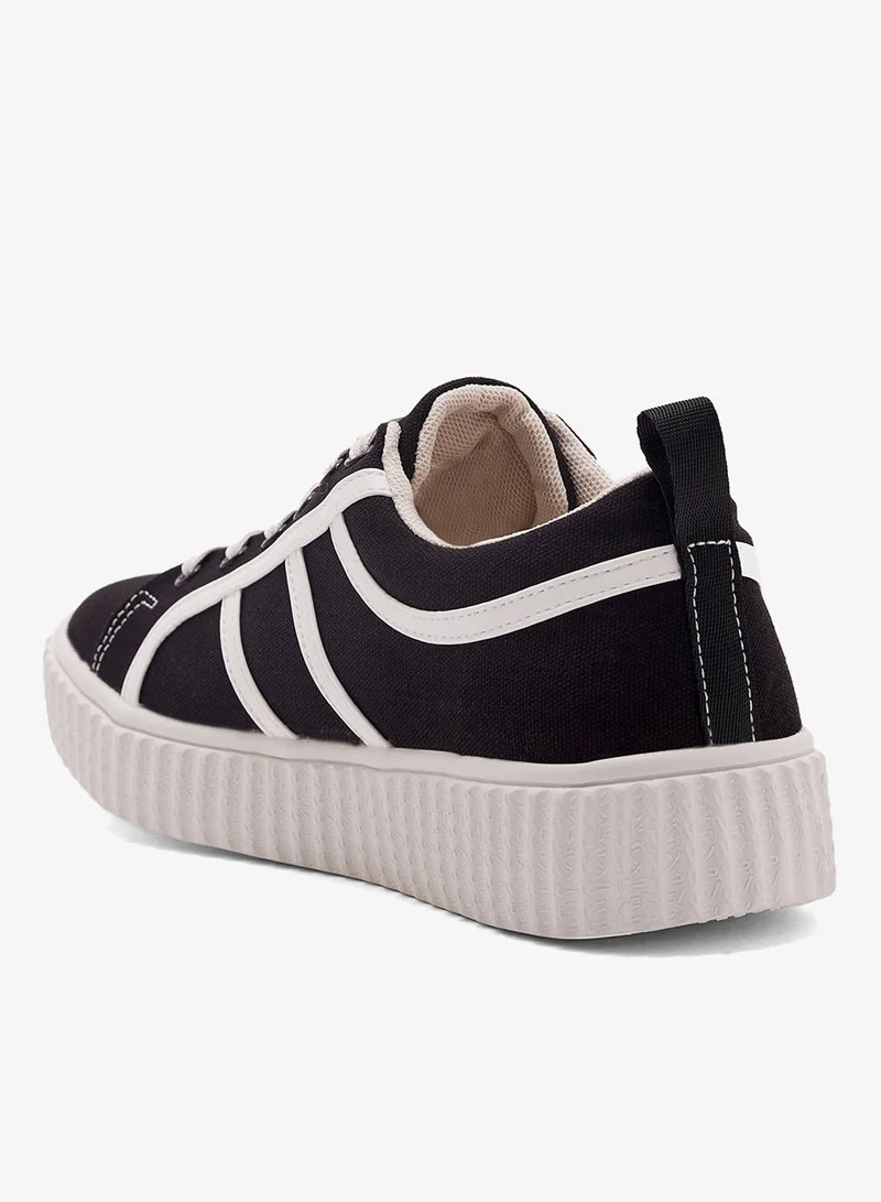 Ginger Contrast Panel Chunky Sneakers
