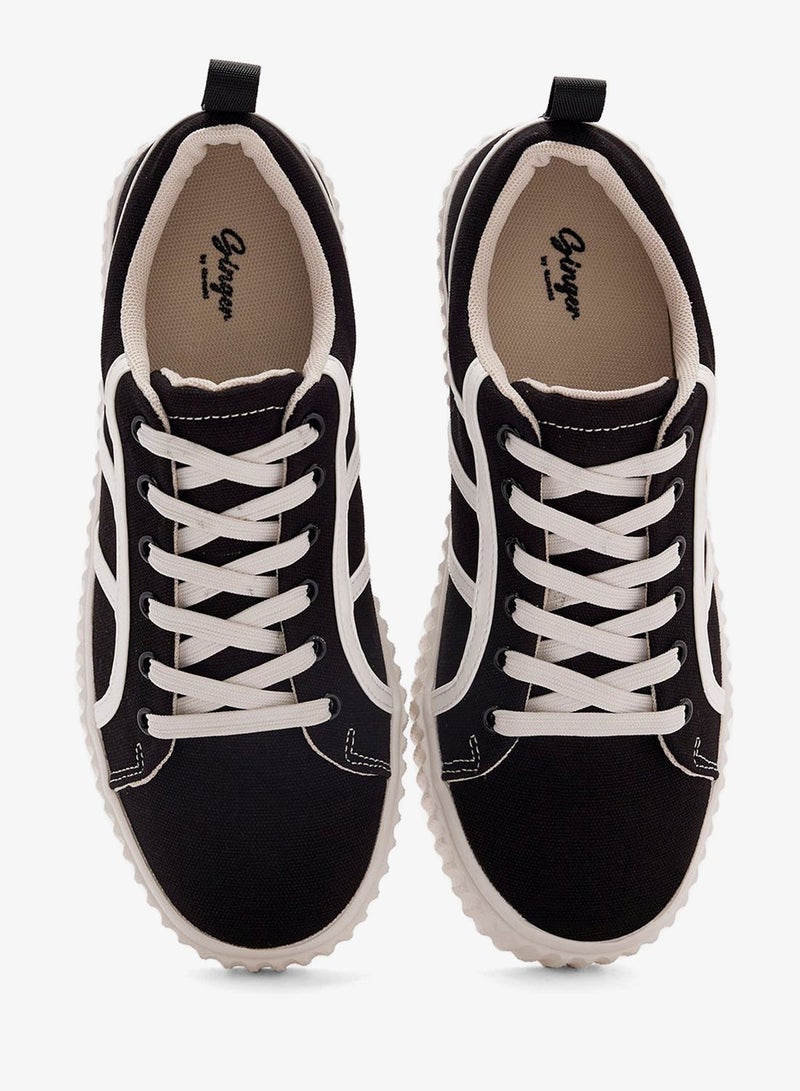 جينجر سنيكرز بلمسات متباينة بتصميم سميك - Image 4