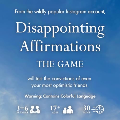 Ridley's Disappointing Affirmations The Game Life Isnt a Game at Least not one You can Win Trendy Viral and Funny Adult Party Game for Ages 17 Great Gift for College Students - Image 3