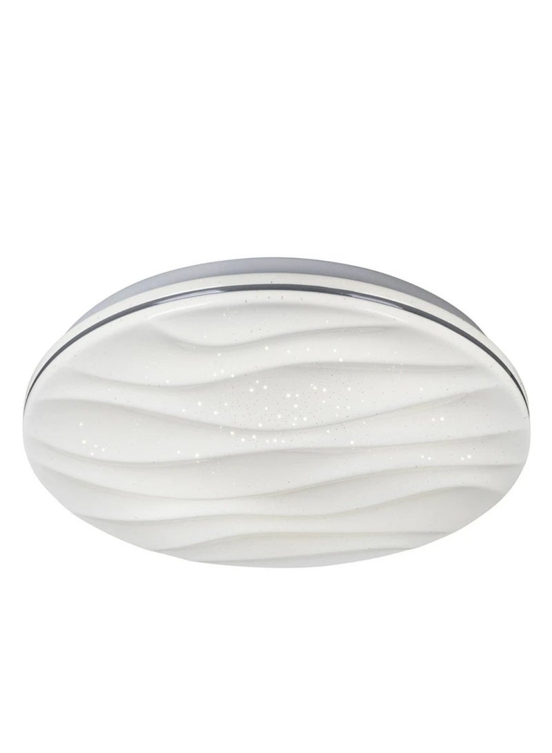 AL THURAYAT Round LED ceiling light 40cm with warm lighting and stylish, modern design,with 3 light colors. This round LED ceiling light provides soft lighting for bedrooms and living rooms. - Image 2