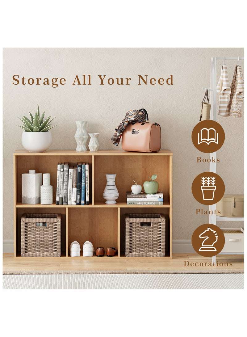 Chogori Wooden Cube Storage Organizer with Closed Back Panel, 11in Cube Shelf Opening, Bookshelf, Display Shelf,Closet Cabinet for Home and Office - Image 3