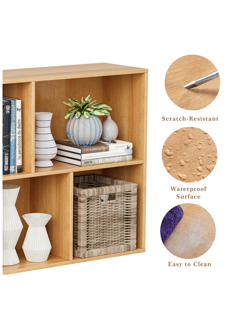 Chogori Wooden Cube Storage Organizer with Closed Back Panel, 11in Cube Shelf Opening, Bookshelf, Display Shelf,Closet Cabinet for Home and Office - Image 4