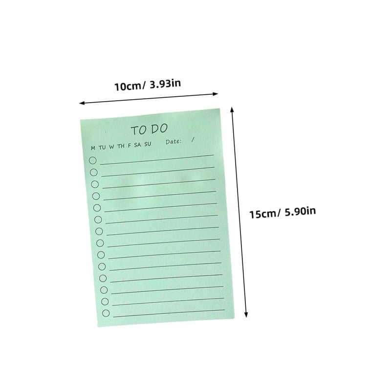 Memo Pads with Adhesive Tabs Kawaii Design for Plans Reminders Portable Note Pads Set of 6 - Image 3