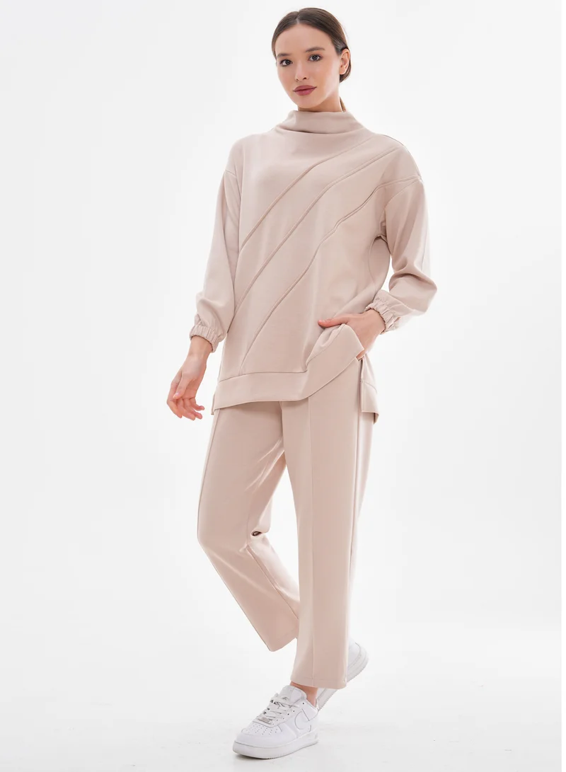 Marvella By Rasha Cotton Training Suit with High Neck