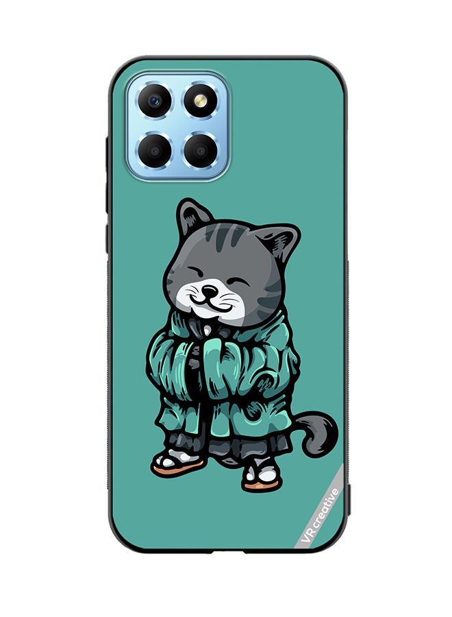 VR CREATIVE Protective Case Cover For Honor X8 5G Kimano Cat Design Multicolour - Image 1