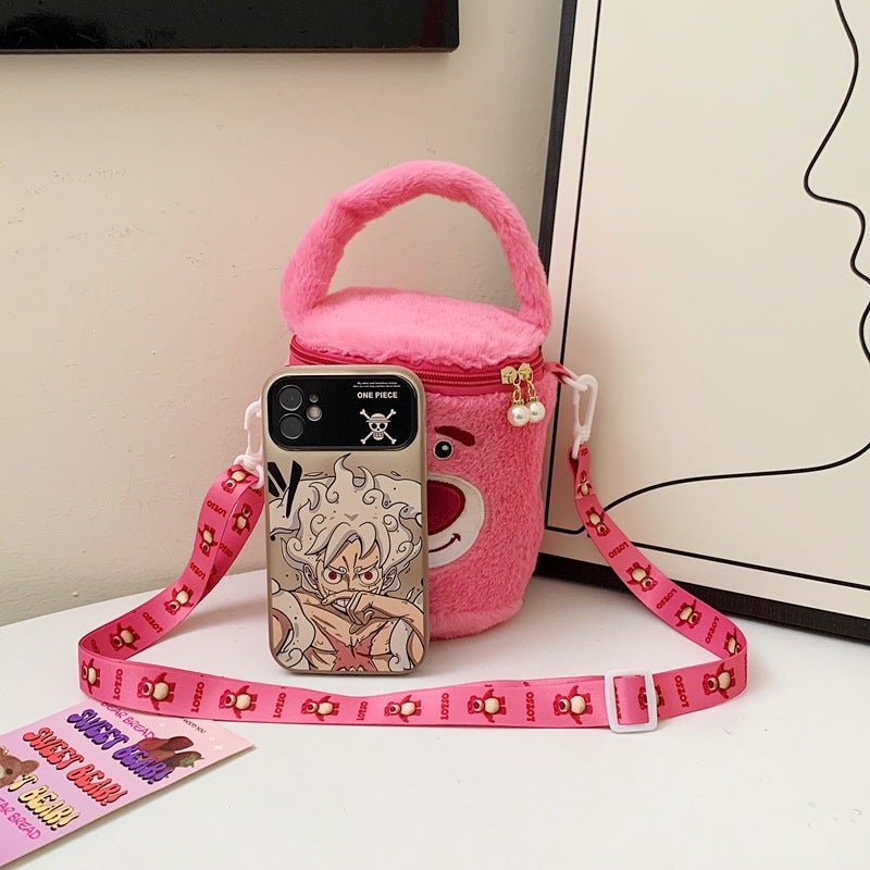 Bags Women'S Bags Plush Bucket Bags Kuromi Fur Bags Women'S Cute Children'S Cartoon Crossbody Bags - Image 3