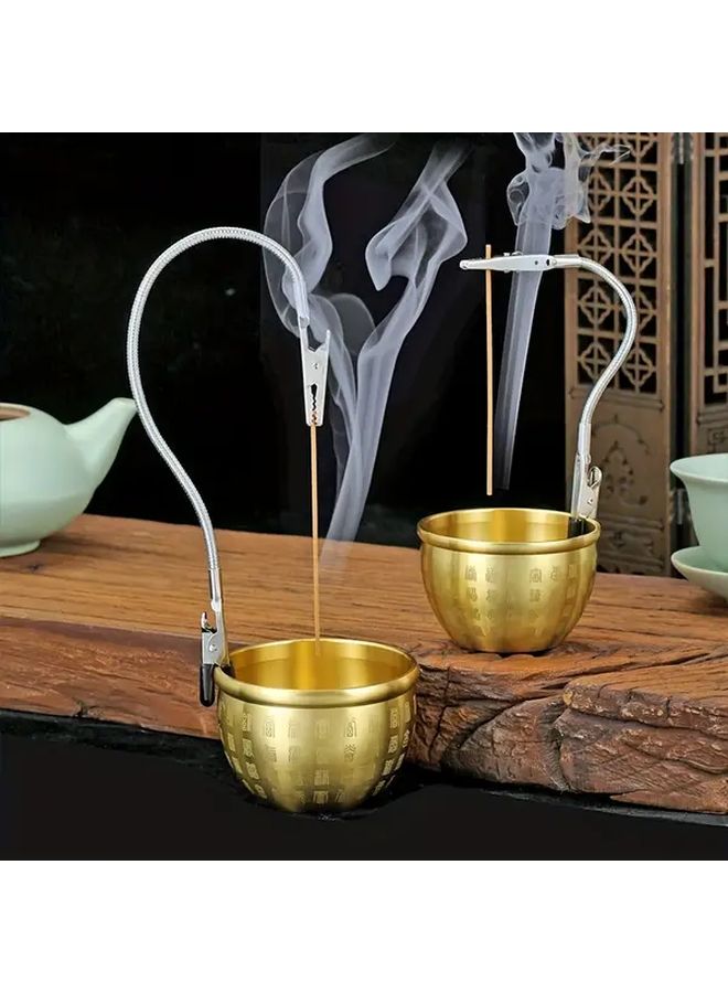 Heavy Duty Stainless Steel Mosquito Coil Holder Stand Adjustable Dual Alligator Clips Heat Resistant Anti Tilt Base Stable Coil Portable Indoor Outdoor Use Home Camping Patio Mosquito Coil Insect Repellent Outdoor Decor 3pcs - Image 3