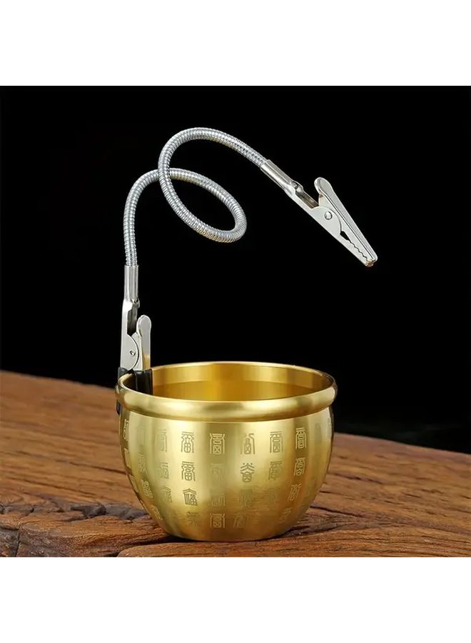 Heavy Duty Stainless Steel Mosquito Coil Holder Stand Adjustable Dual Alligator Clips Heat Resistant Anti Tilt Base Stable Coil Portable Indoor Outdoor Use Home Camping Patio Mosquito Coil Insect Repellent Outdoor Decor 3pcs - Image 2