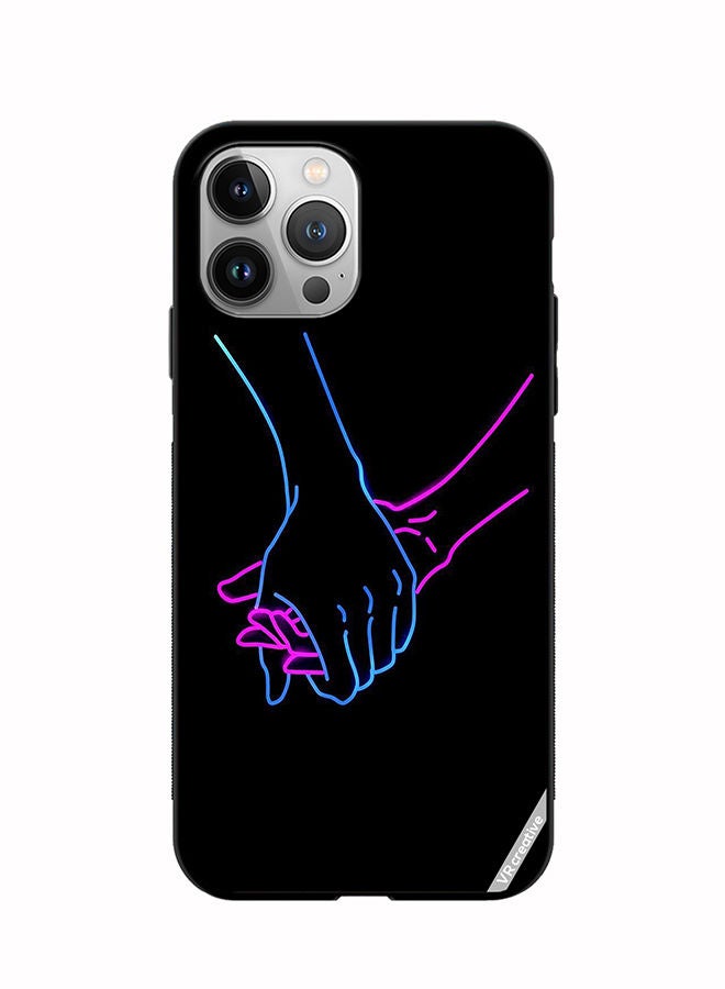 Protective Case Cover For Apple iPhone 11 Pro Hands Design Multicolour