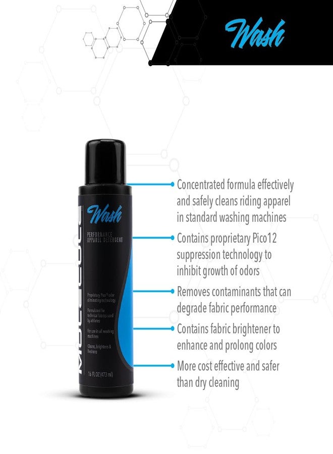 Molecule Wash, Performance Apparel Care, Race Suits, Cleans, Brightens and Freshens, 16 Ounces - Image 3