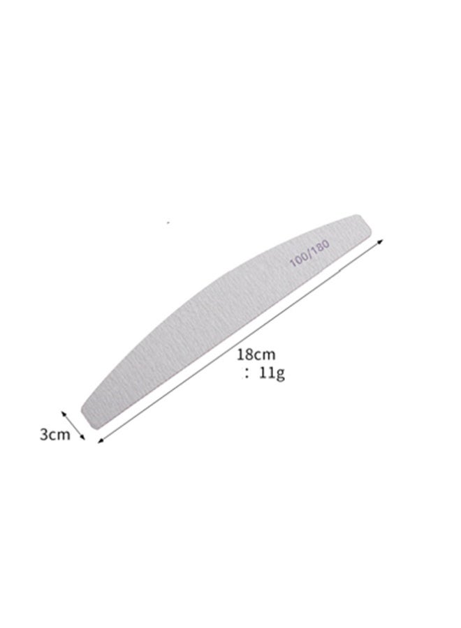 QINGYAN Nail File 10 PCS Professional Nail Files Double Sided Emery Board Nail Styling Tools Pet Grooming Tools for Home and Salon Use - Image 5