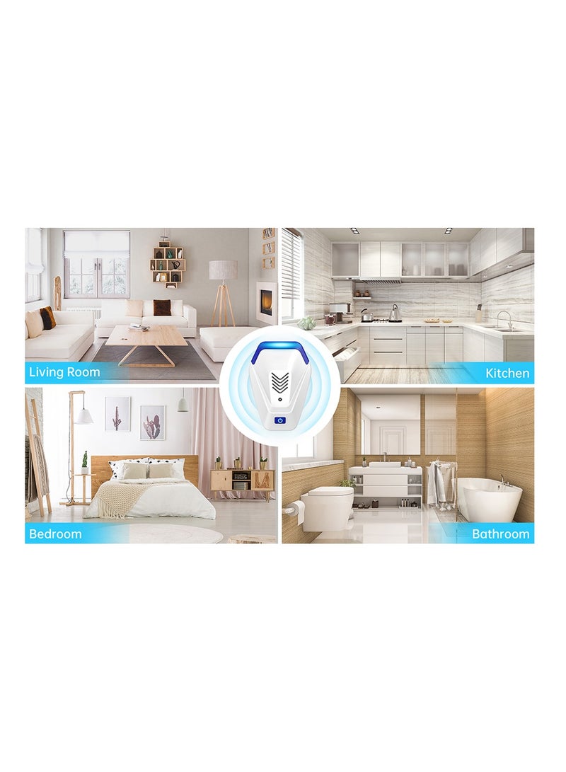 2 Pack Ultrasonic Pest Repeller Indoor Control for Home Kitchen Office Warehouse Hotel - Image 5