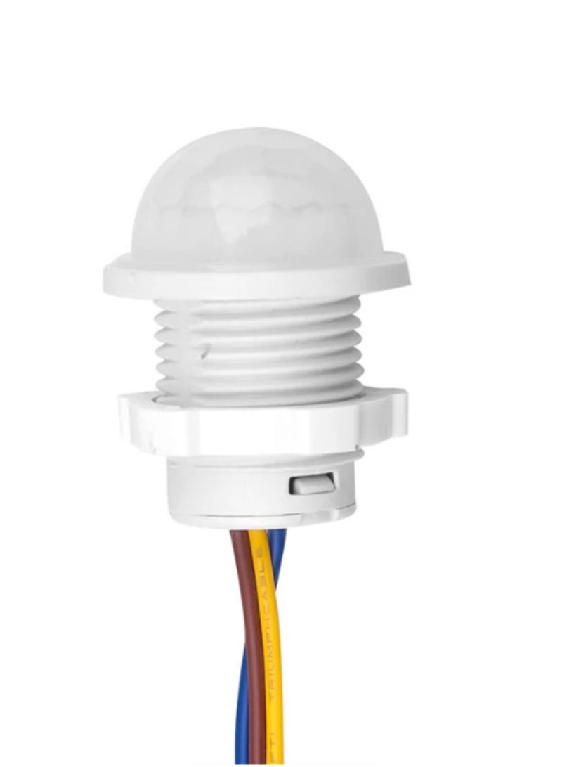 2 قطعة مصباح ليلي صغير حساس 110 فولت 220 فولت مع مستشعر حركة بالأشعة تحت الحمراء ومفتاح تشغيل أوتوماتيكي. مثالي للتحكم في مراوح التهوية المنزلية، إضاءة السيارات، الممرات، الحمامات، والأقبية. - Image 2