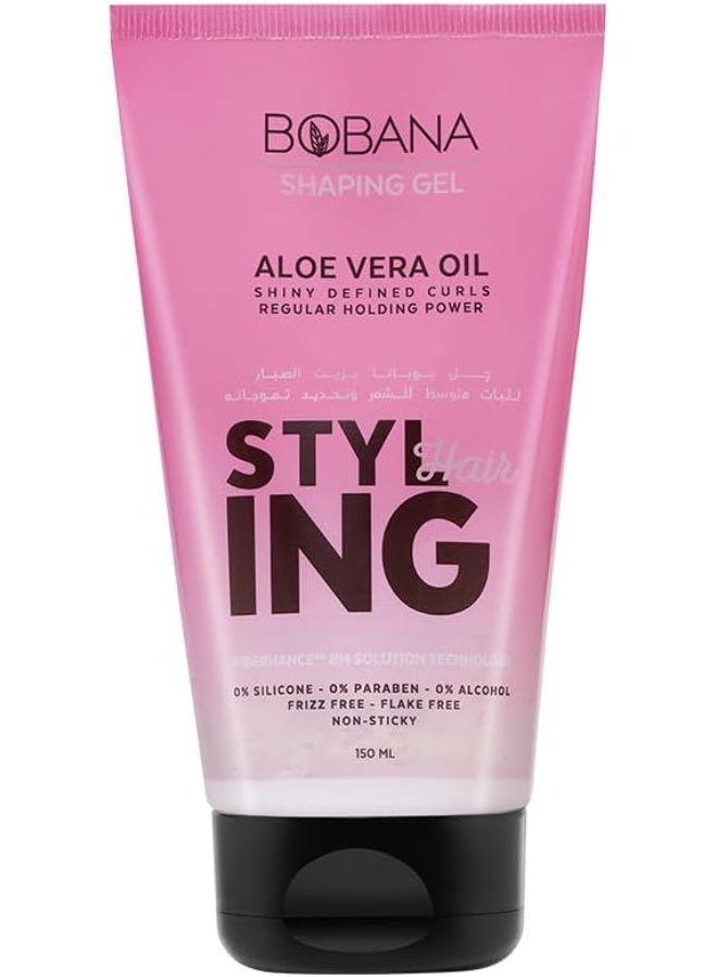 جل تشكيل الشعر بوبانا بزيت الصبار