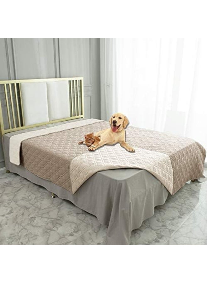 Ameritex Waterproof Dog Bed Cover Pet Blanket for Furniture Bed Couch Sofa Reversible - Image 1
