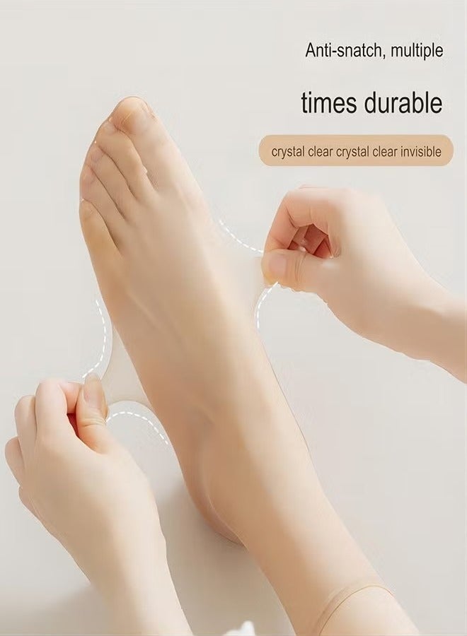 10 أزواج من جوارب الكاحل الشفافة النسائية، جوارب بلون البشرة، جوارب صيفية ناعمة ورقيقة للغاية، جوارب شفافة أنيقة للنساء بطول الكاحل - Image 2