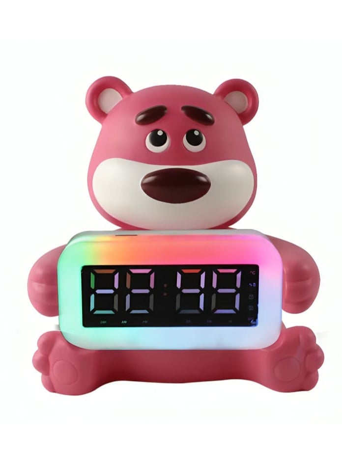 CH-M52 Cartoon Panda Smart Speaker with Professional Speaker Clock and RGB Lighting - Image 2