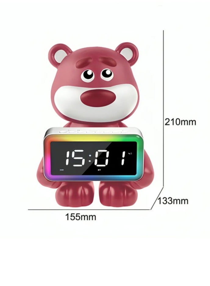 CH-M52 Cartoon Panda Smart Speaker with Professional Speaker Clock and RGB Lighting - Image 3