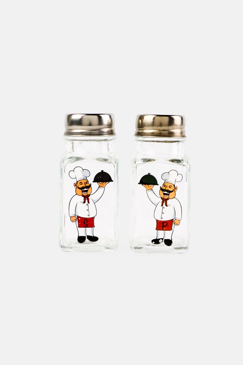 Precious Home 2 Pieces Chief Salt And Pepper 790ml, Transparent  - Image 1