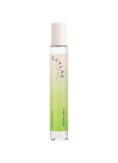 Skylar Skylar Lime Sands Eau de Perfume - Hypoallergenic & Clean Perfume Women & Men, Vegan & Safe for Sensitive Skin - Woody Citrus Perfume with Notes of Lime, Sea Salt & Coconut Water - (10mL /0.33 Fl oz) 