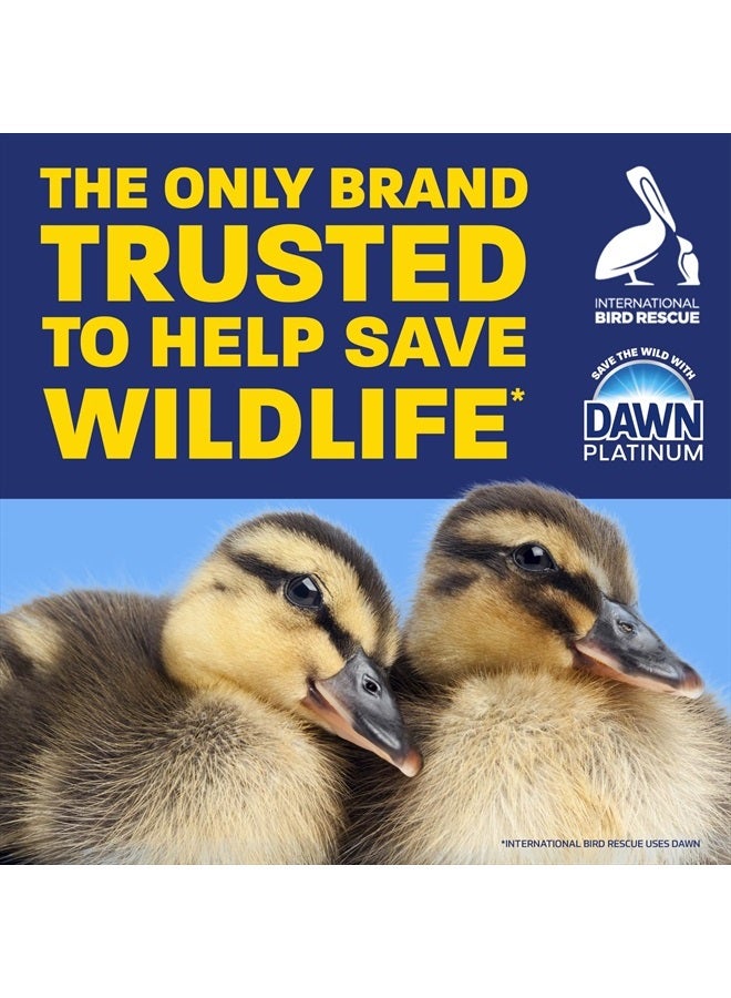 Dawn سائل غسيل الصحون بلاتينيوم، برائحة المطر المنعشة، 32.7 أونصة سائلة - Image 5