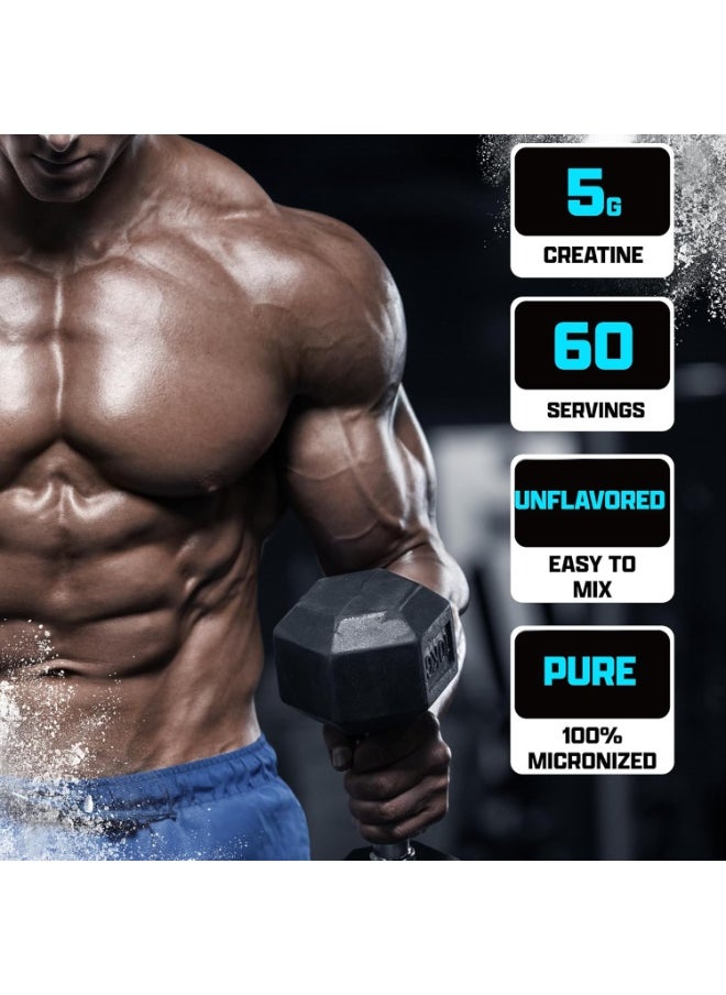 Nutrex Research Creatine Monohydrate Unflavored 60 Servings 300g  - Image 4