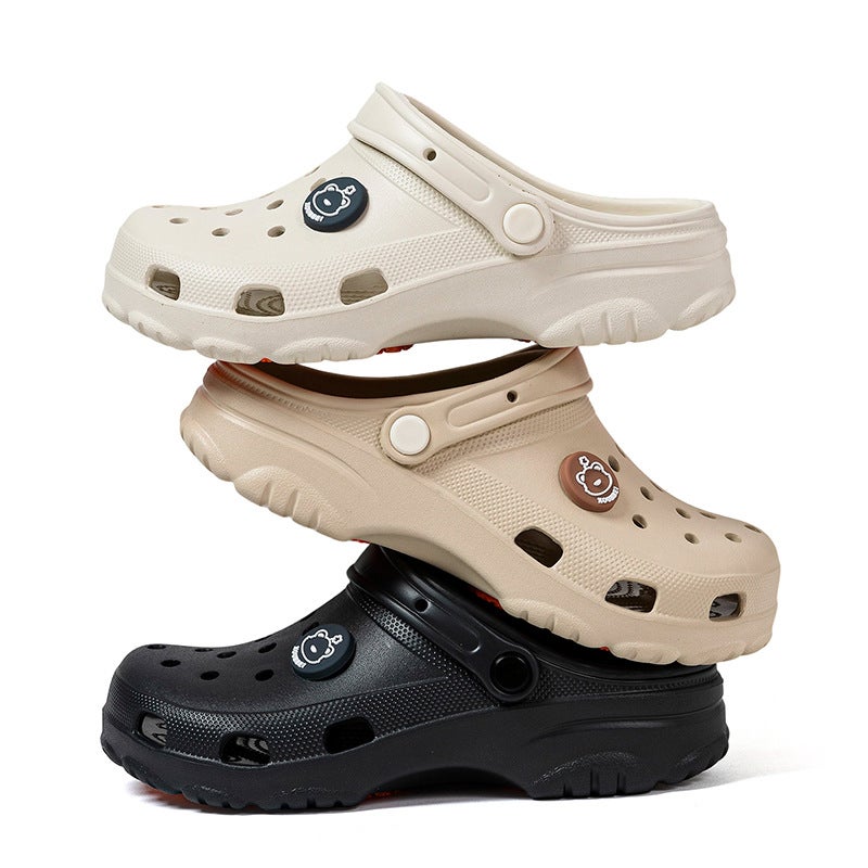 New Summer Eva Clogs For Men And Women, Suitable For Going Out On The Beach, With Non-Slip Soles, Simple And Comfortable Couple'S Clogs - Image 5