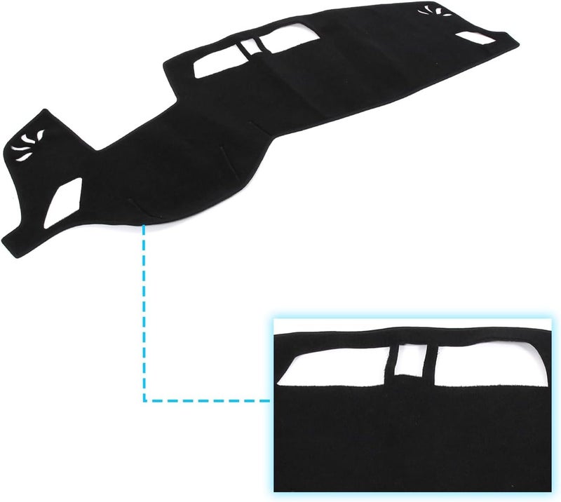 LLKUANG Dash Cover Mat Dashboard Mat Compatible with Mitsubishi Outlander 2023 2024 2025,Polyester Car Dashboard Cover Sun Shade Pad,Anti-Slip Dash Board Pad Accessories - Image 4
