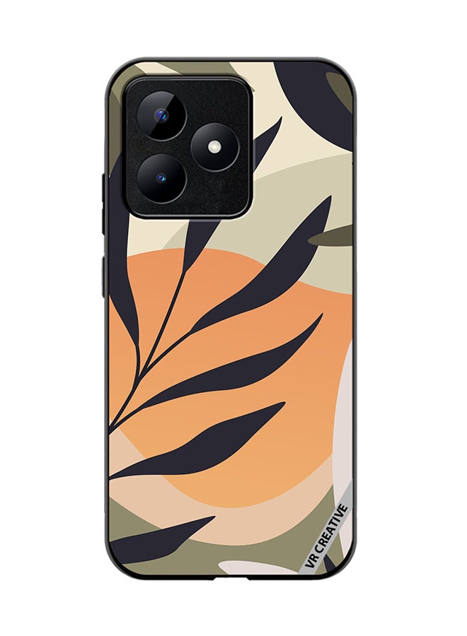 VR CREATIVE Protective Case Cover For Realme C53 Leaf Tropical Design Multicolour - Image 1