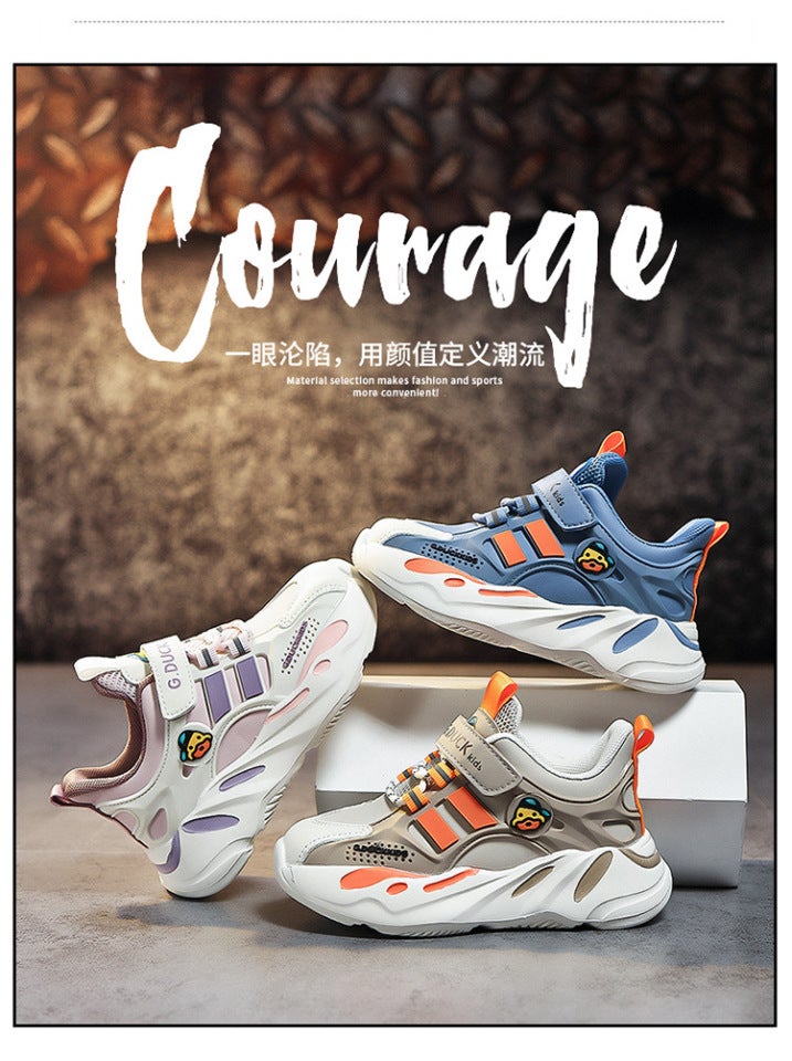 Mesh Sneakers Lightweight Flexible Sole Walking Shoes For Kids Indoor And Outdoor Activities - Image 2