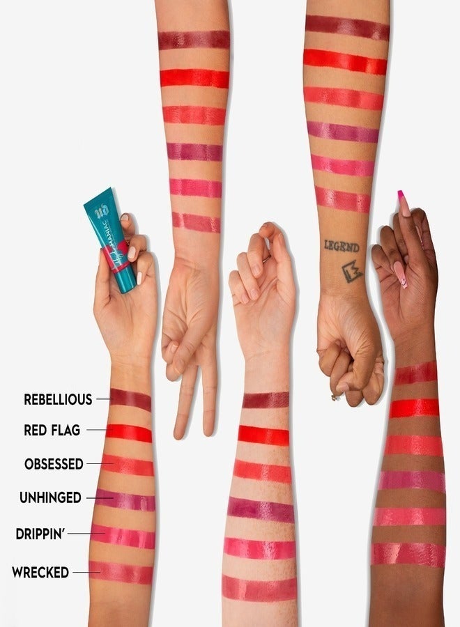 URBAN DECAY Hydromaniac Dewy Obsessed - Coral Peach Liquid Blush - Cheek tint with 24HR hydration 0.5 oz /15 ml - Image 4