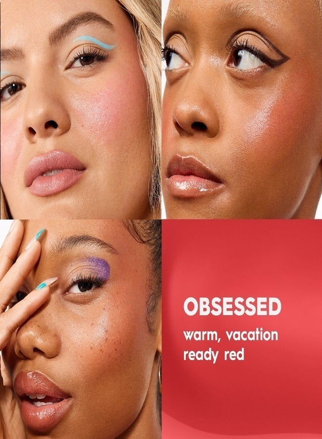 URBAN DECAY Hydromaniac Dewy Obsessed - Coral Peach Liquid Blush - Cheek tint with 24HR hydration 0.5 oz /15 ml - Image 2