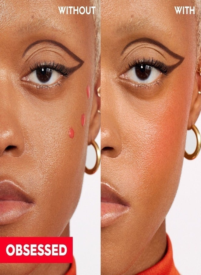 URBAN DECAY Hydromaniac Dewy Obsessed - Coral Peach Liquid Blush - Cheek tint with 24HR hydration 0.5 oz /15 ml - Image 3