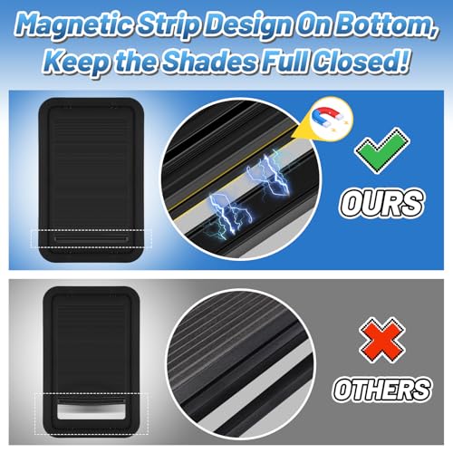 Acostop RV Door Window Shades Replacement for Lippert Prepped Entry Doors - 12'' x 21'' RV Thin Window Blinds Shade Covers for Campers Travel Trailers - Image 3